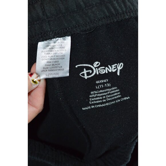 Disney Micky Mouse Joggers Juniors Women's Size Large 11-13 Sweatpants Logo - Picture 5 of 6